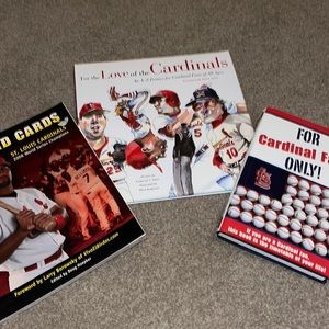 3 books about the St.Louis Cardinals Baseball team